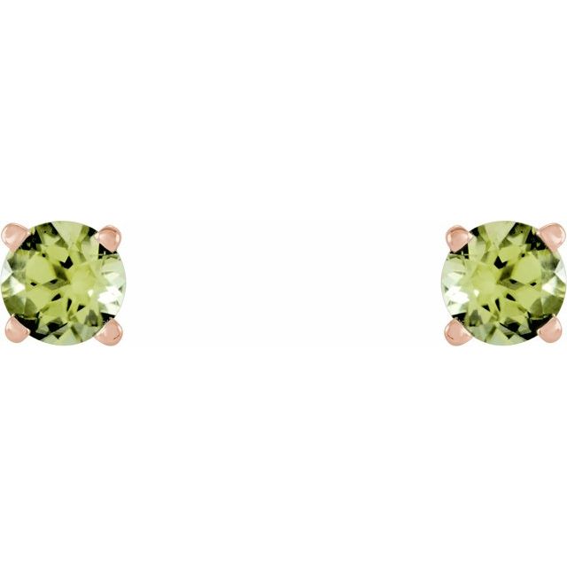 Natural Peridot | Round | 4mm