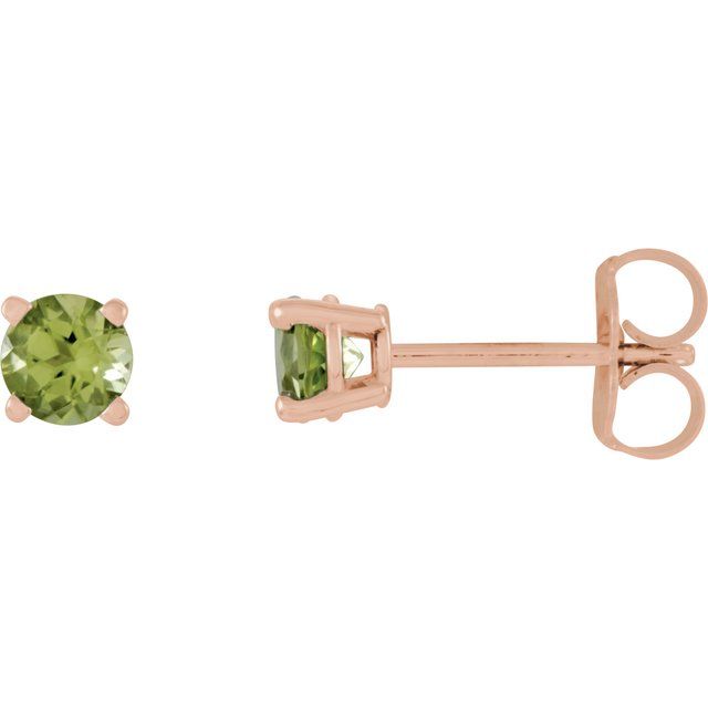 Natural Peridot | Round | 4mm