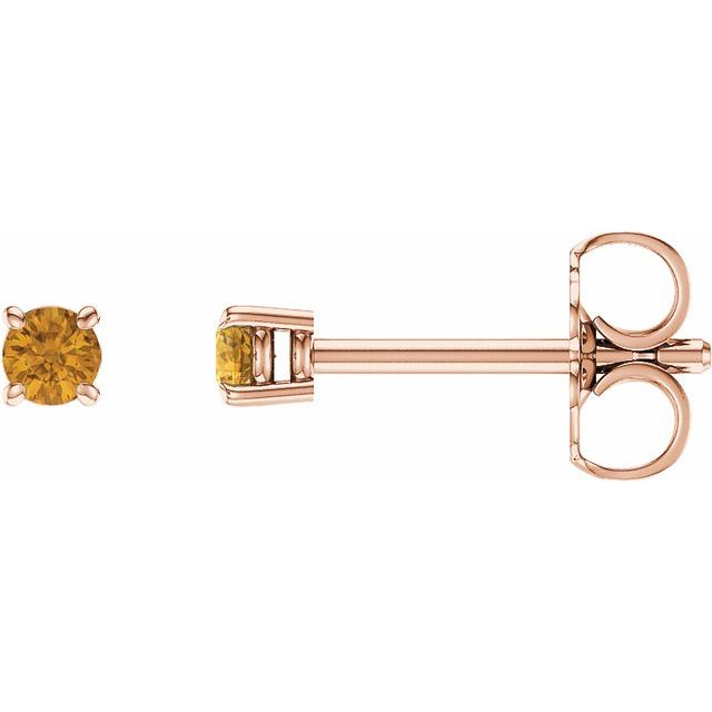 Natural Citrine | Round | 2.5mm