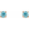 Natural Blue Zircon | Round | 2.5mm