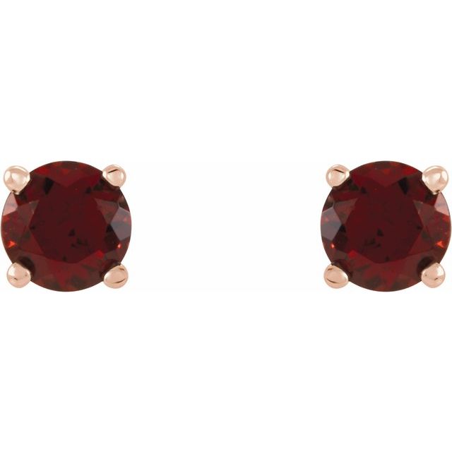 Natural Mozambique Garnet | Round | 4mm