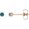 Natural Blue Zircon | Round | 2.5mm