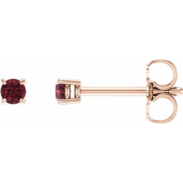 Natural Mozambique Garnet | Round | 2.5mm