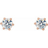 Natural Diamond | Round | 3.4mm :: 1/3 Ctw | Lab-Grown Diamond | Round | 3.4mm :: 1/4 Ctw