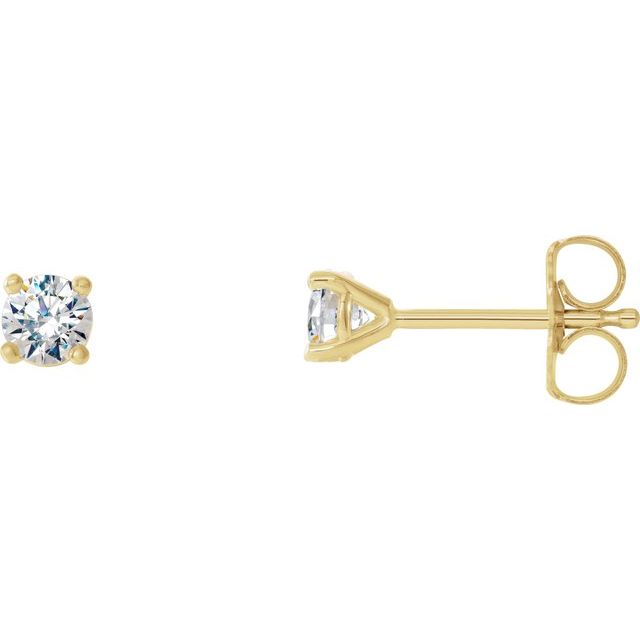 Natural Diamond | Round | 3.4mm :: 1/3 Ctw | Lab-Grown Diamond | Round | 3mm :: 1/5 Ctw | Lab-Grown Diamond | Round | 3.2mm :: 1/4 Ctw | Lab-Grown Diamond | Round | 3.4mm :: 1/3 Ctw | Lab-Grown Diamond | Round | 2.5mm :: 1/6 Ctw | Lab-Grown Diamond | Round | 2.5mm :: 1/8 Ctw