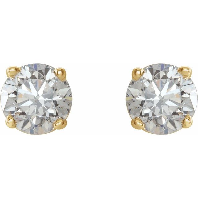 Natural Diamond | Round | 2.75mm :: 1/6 Ctw | Natural Diamond | Round | 3.75mm :: 3/8 Ctw | Natural Diamond | Round | 4.5mm :: 3/4 Ctw