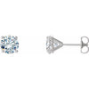 Lab-Grown Diamond | Round | 4mm :: 1/2 Ctw | Lab-Grown Diamond | Round | 4.5mm :: 5/8 Ctw | Lab-Grown Diamond | Round | 5mm :: 1 Ctw