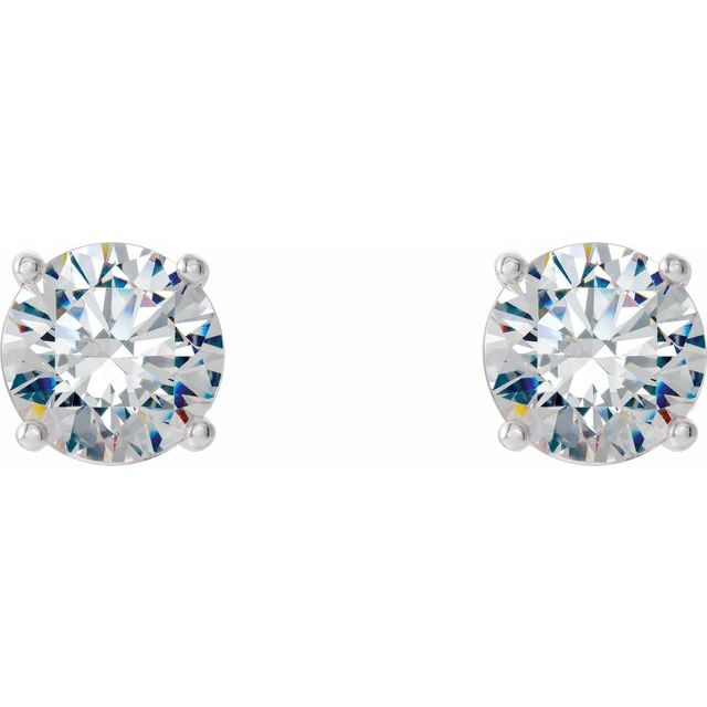 Lab-Grown Diamond | Round | 4mm :: 1/2 Ctw | Lab-Grown Diamond | Round | 4.5mm :: 5/8 Ctw | Lab-Grown Diamond | Round | 5mm :: 1 Ctw