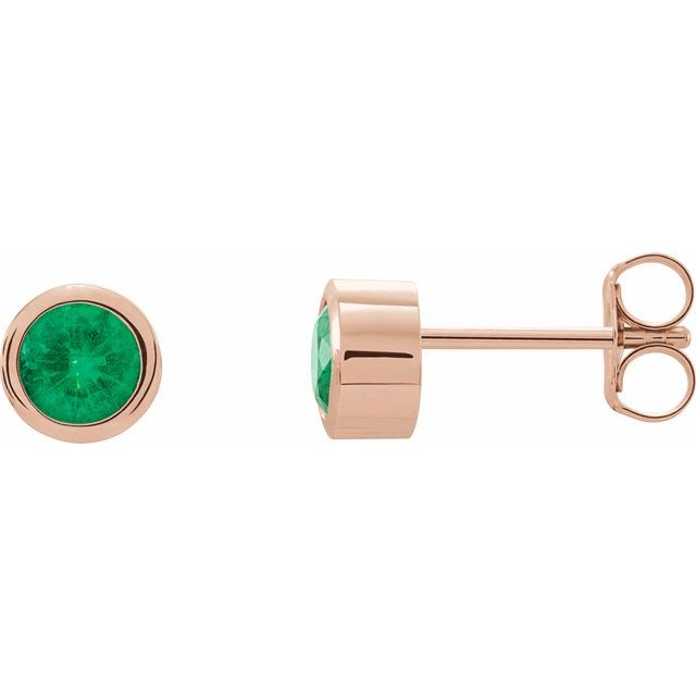Natural Emerald | Round | 4mm | Lab-Grown Emerald | Round | 4mm