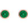 Natural Emerald | Round | 4mm | Lab-Grown Emerald | Round | 4mm