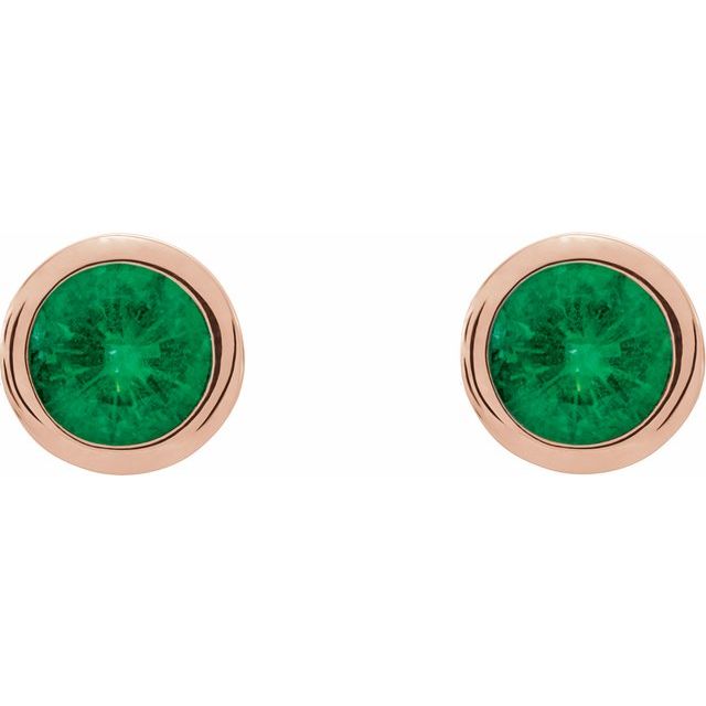 Natural Emerald | Round | 4mm | Lab-Grown Emerald | Round | 4mm