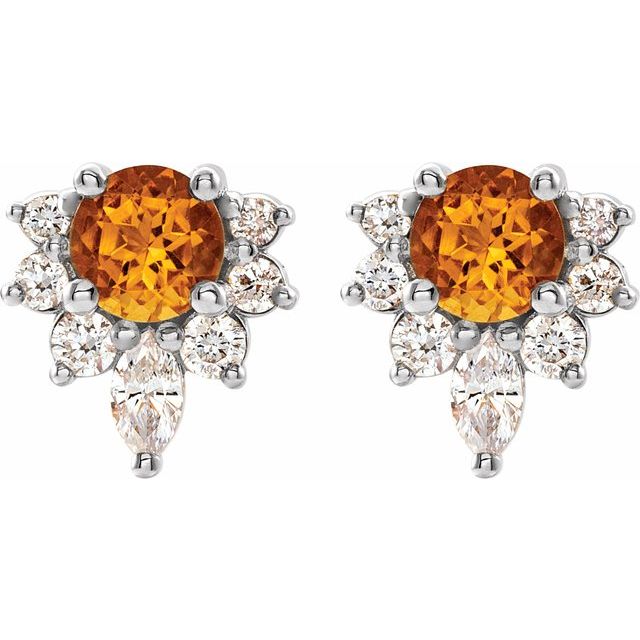 Natural Citrine | Round | 3.5mm
