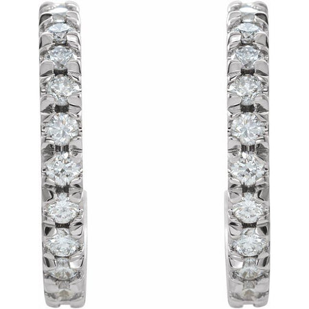 Natural Diamond | Round | 1.7mm :: 1/2 Ctw | Lab-Grown Diamond | Round | 1.7mm :: 5/8 Ctw