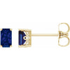 Lab-Grown Blue Sapphire | Emerald | 5 x 3mm