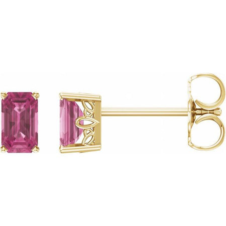 Natural Pink Tourmaline | Emerald | 5 x 3mm