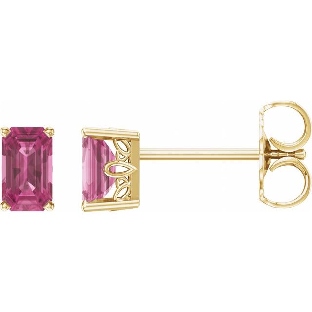 Natural Pink Tourmaline | Emerald | 5 x 3mm