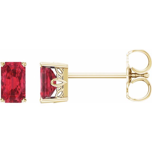 Lab-Grown Ruby | Emerald | 5 x 3mm