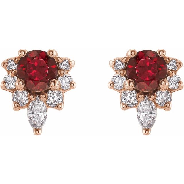 Natural Mozambique Garnet | Round | 3.5mm