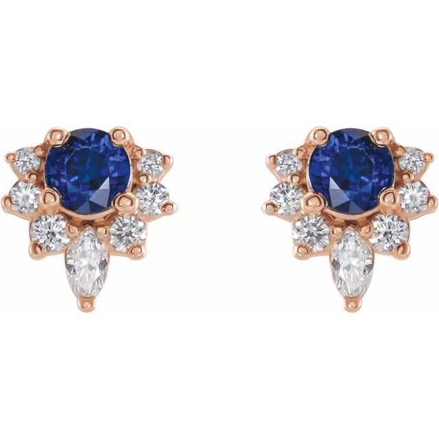Lab-Grown Blue Sapphire | Round | 3.5mm | Natural Blue Sapphire | Round | 3.5mm