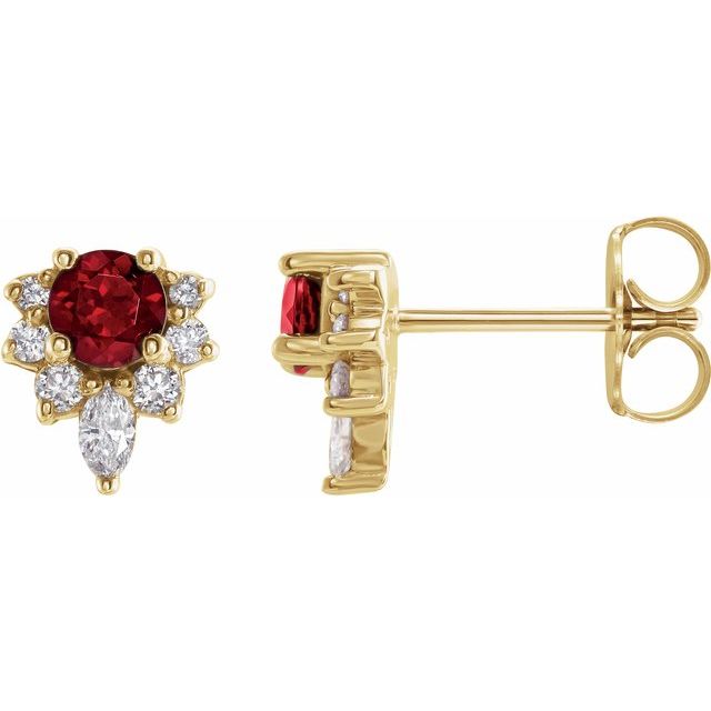 Natural Mozambique Garnet | Round | 3.5mm