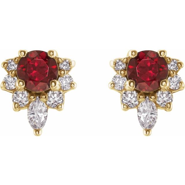 Natural Mozambique Garnet | Round | 3.5mm
