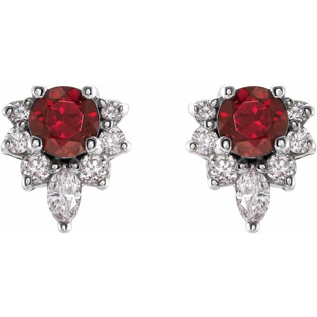 Natural Mozambique Garnet | Round | 3.5mm