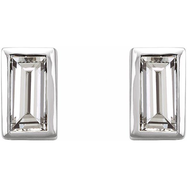 Natural Diamond | Straight baguette | 3 x 1.5mm :: 0.08 Ctw | Natural Diamond | Straight baguette | 4 x 2mm :: 1/5 Ctw