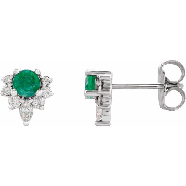 Lab-Grown Emerald | Round | 3.5mm | Natural Emerald | Round | 3.5mm