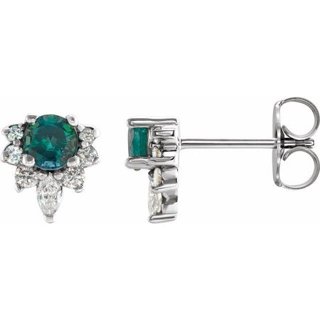 Lab-Grown Alexandrite | Round | 3.5mm | Natural Alexandrite | Round | 3.5mm