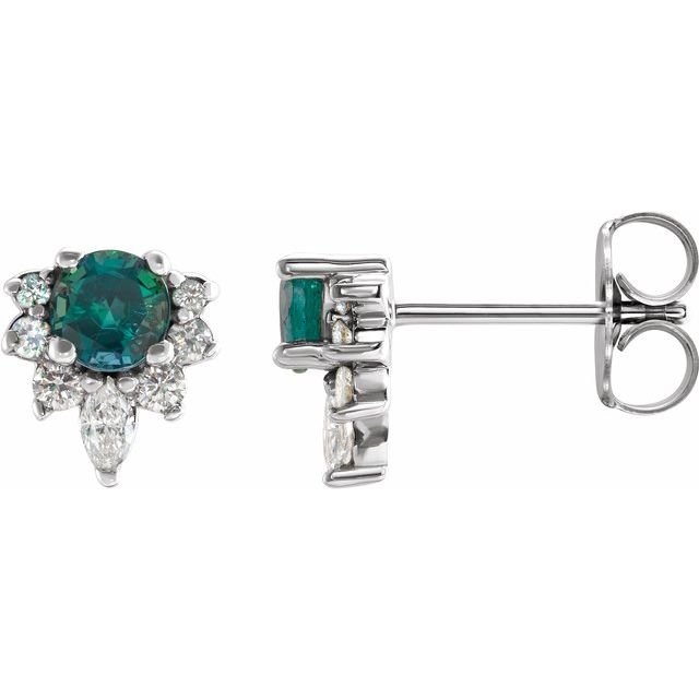 Lab-Grown Alexandrite | Round | 3.5mm | Natural Alexandrite | Round | 3.5mm