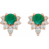 Lab-Grown Emerald | Round | 3.5mm | Natural Emerald | Round | 3.5mm