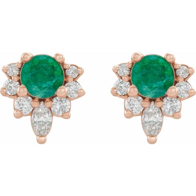 Lab-Grown Emerald | Round | 3.5mm | Natural Emerald | Round | 3.5mm