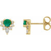 Lab-Grown Emerald | Round | 3.5mm | Natural Emerald | Round | 3.5mm