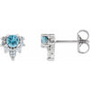 Natural Blue Zircon | Round | 3.5mm