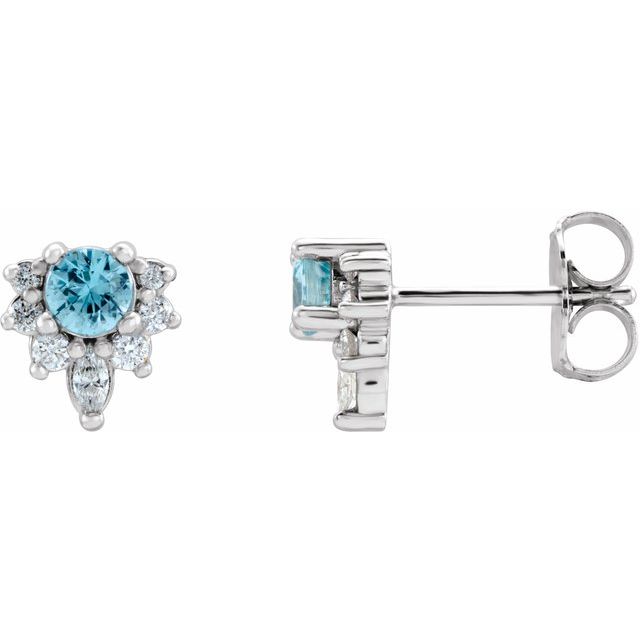 Natural Blue Zircon | Round | 3.5mm