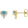 Natural Blue Zircon | Round | 3.5mm