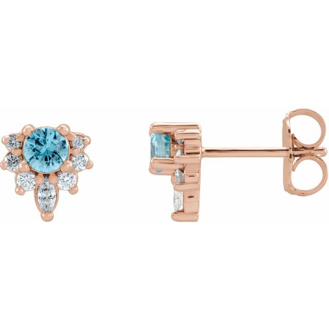 Natural Blue Zircon | Round | 3.5mm