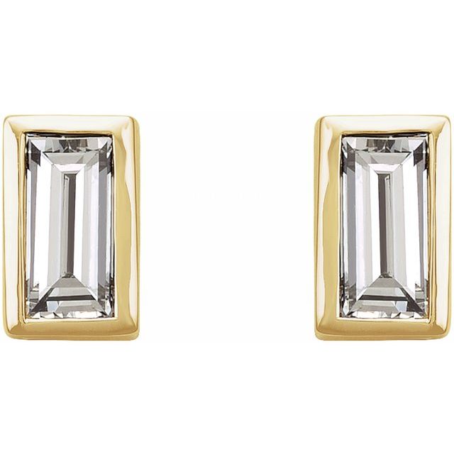 Natural Diamond | Straight baguette | 3 x 1.5mm :: 0.08 Ctw | Natural Diamond | Straight baguette | 4 x 2mm :: 1/5 Ctw