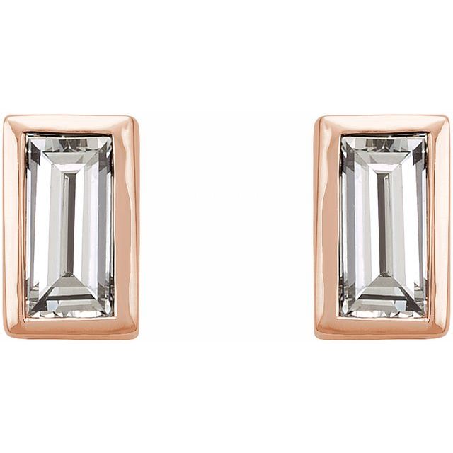 Natural Diamond | Straight baguette | 3 x 1.5mm :: 0.08 Ctw | Natural Diamond | Straight baguette | 4 x 2mm :: 1/5 Ctw