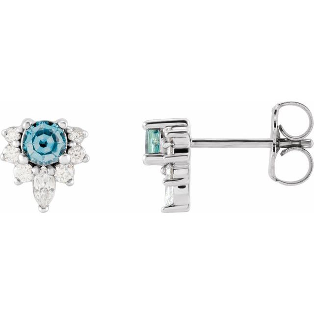 Natural Aquamarine | Round | 3.5mm