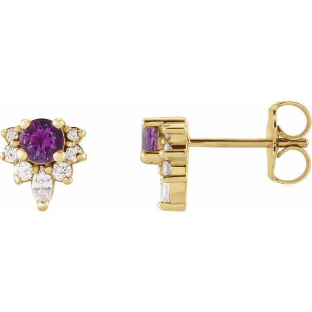 Natural Amethyst | Round | 3.5mm