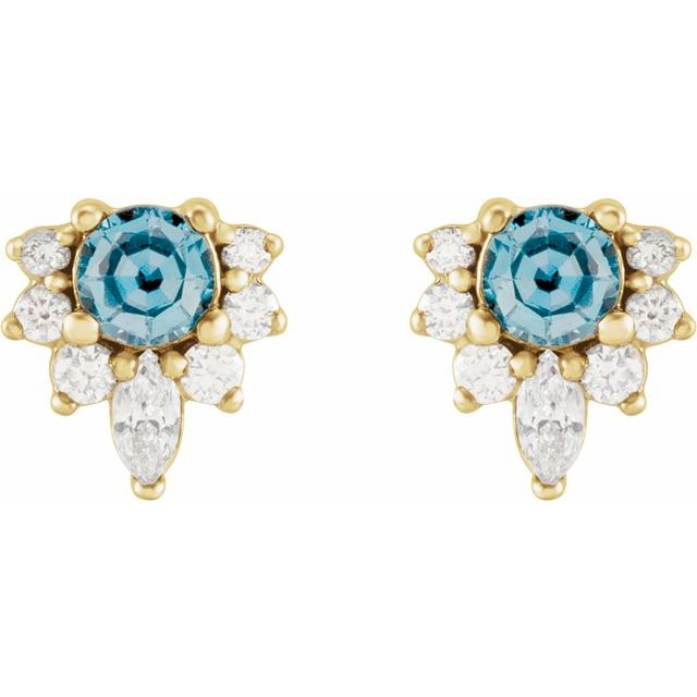 Natural Aquamarine | Round | 3.5mm