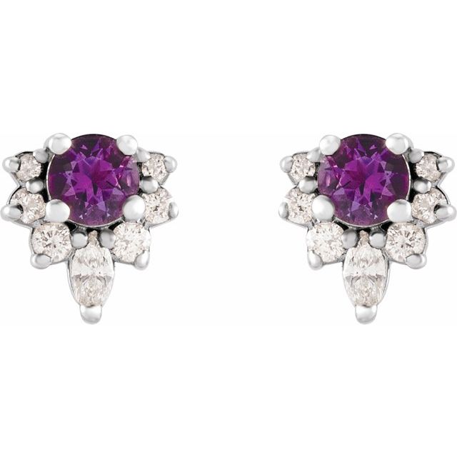 Natural Amethyst | Round | 3.5mm