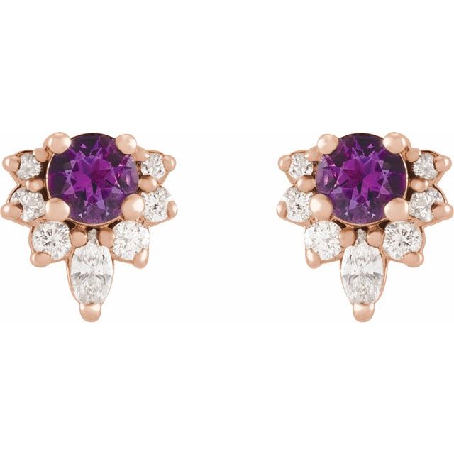 Natural Amethyst | Round | 3.5mm