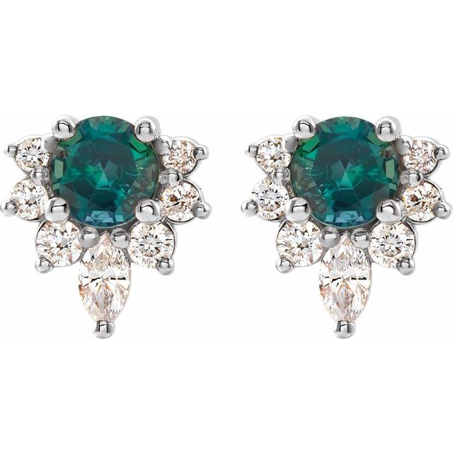 Lab-Grown Alexandrite | Round | 3.5mm | Natural Alexandrite | Round | 3.5mm