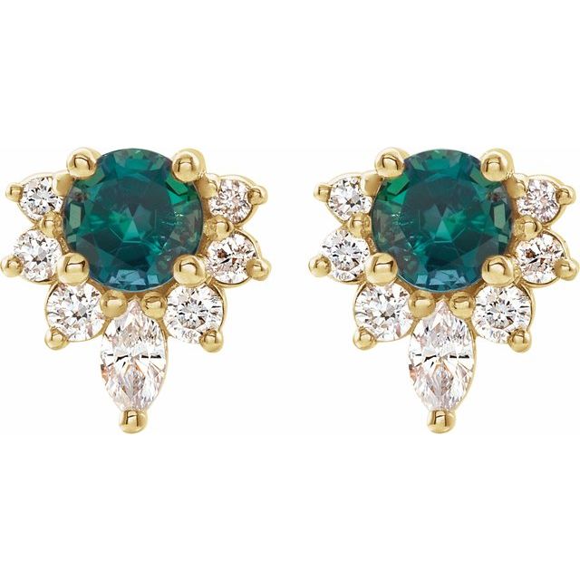 Lab-Grown Alexandrite | Round | 3.5mm | Natural Alexandrite | Round | 3.5mm