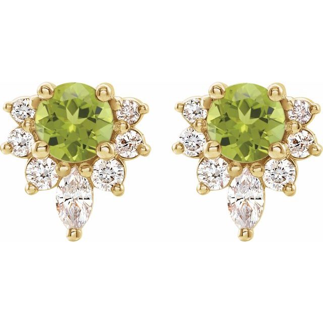 Natural Peridot | Round | 3.5mm