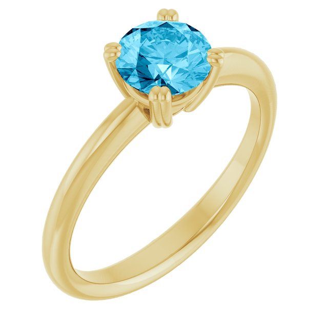 Natural Aquamarine | Round | 6mm