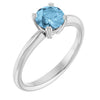 Natural Sky Blue Topaz | Round | 6mm