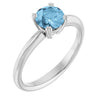 Natural Sky Blue Topaz | Round | 6mm
